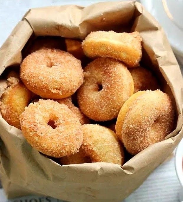 Fresh donuts in a Bro Bears bag
